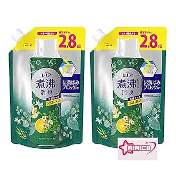 ★くろめ★レノア 超消臭 抗菌ビーズ ナチュリス 本体&詰め替え9点セット Amazon | P&G レノア つめかえ用 ×2個セット (煮沸レベル 消臭