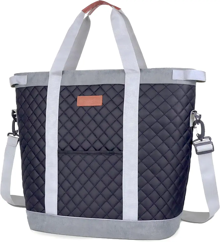 INSMEER Bolsa Térmica Grande Portátil - 45 latas/35L, Mochila Termica DobráVel Macia, Bolsa Térmica Feminina à Prova De Vazamentos/Isolada/ReutilizáVel Para Praia, Acampamento, Supermercado