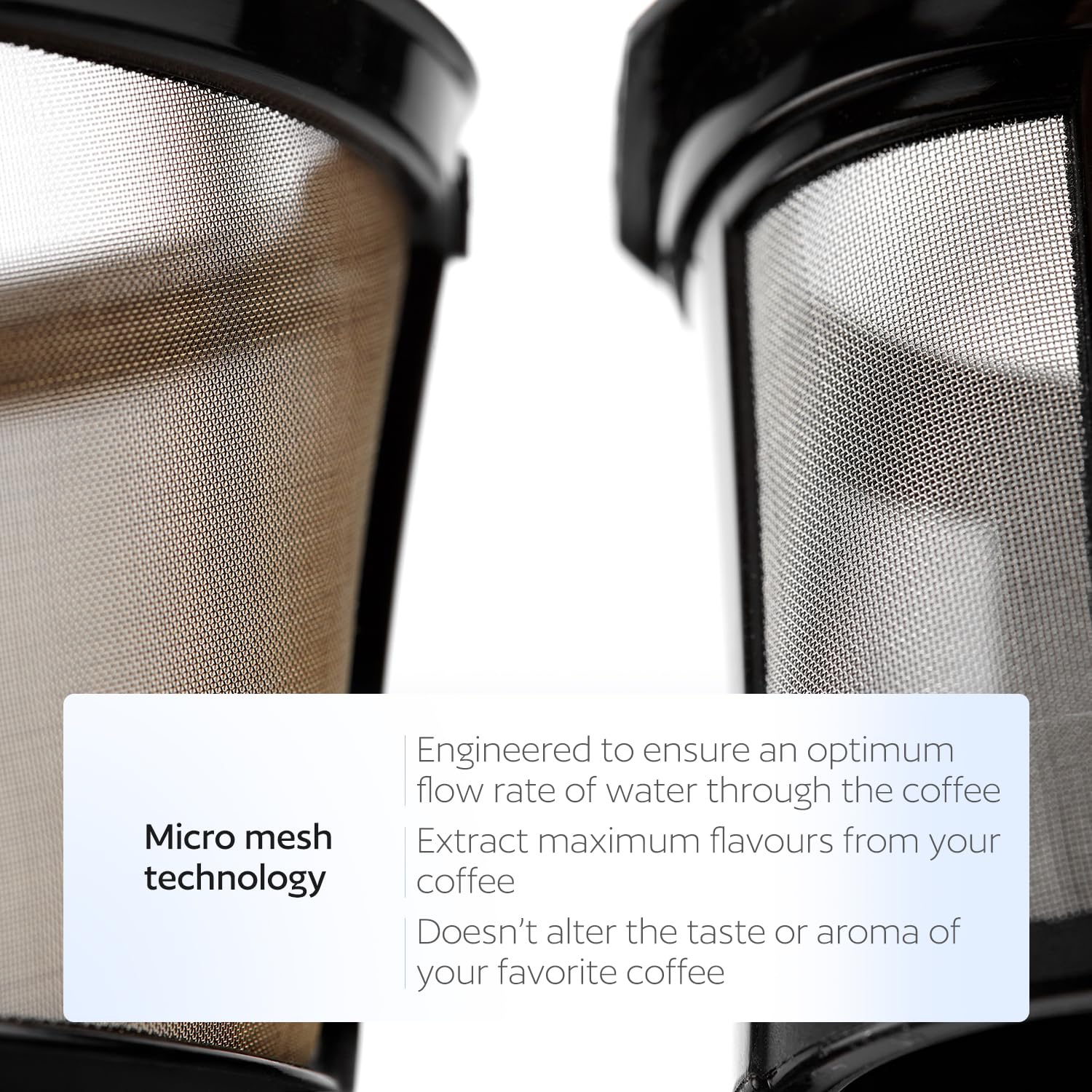 Lot de 2 filtres à café réutilisables K Cups et panier pour cafetière Keurig K-Duo Hot & Iced à portion unique et à carafe avec technologie MultiStream (Gen 2)