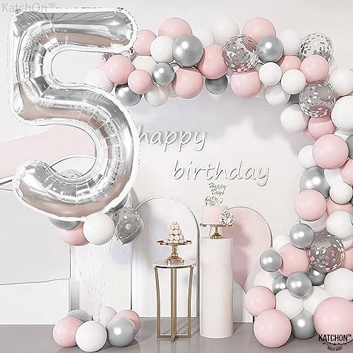 Miniatura 1656 de KatchOn, Globo dorado gigante del número 8 de 40 pulgadas, globo dorado del número 8 para decoraciones de cumpleaños de 8 años para niñas