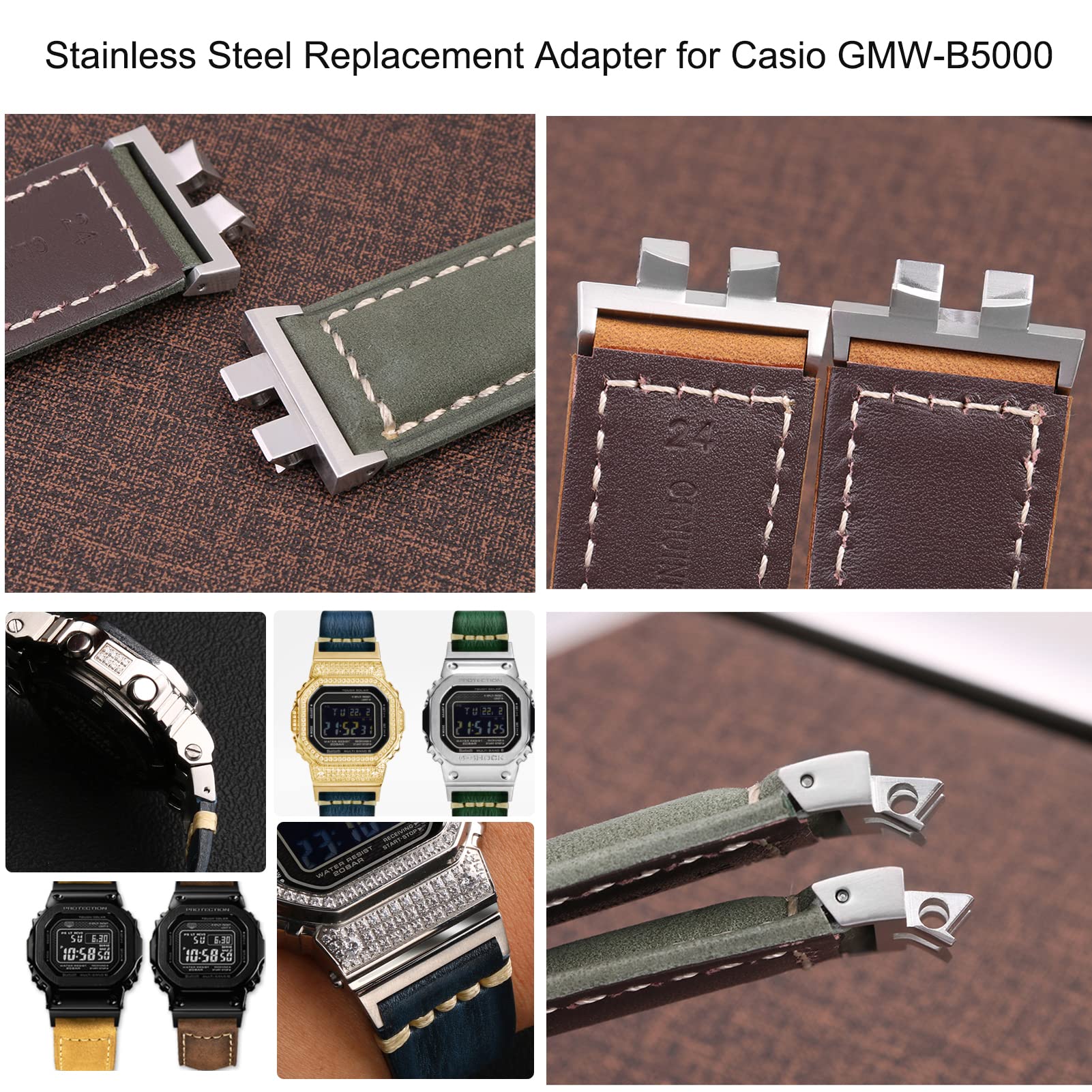 Amazon.com: Lijinlan Metal Adapters Compatible with Casio G Shock