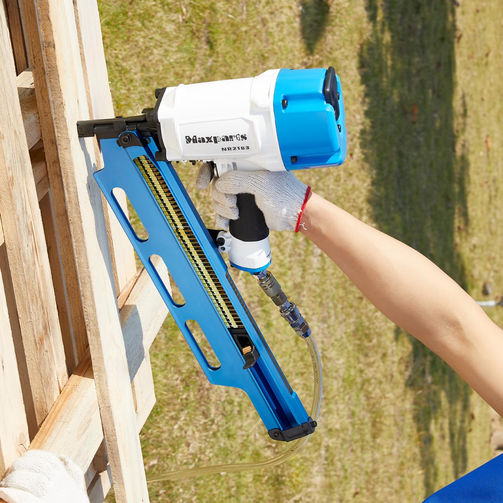 Maxparts NR2183 Framing Nail Gun - Powerful Pneumatic -5