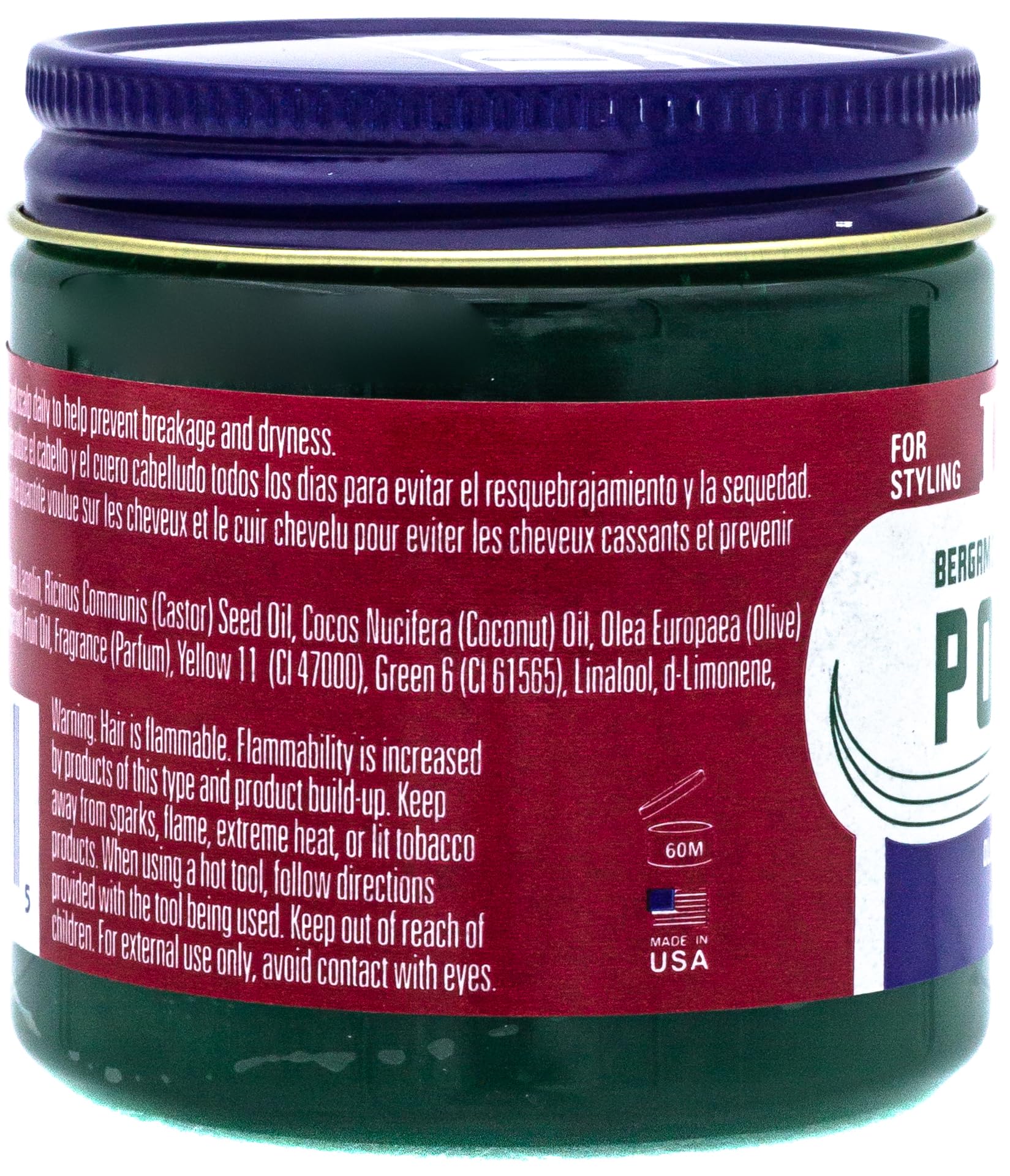 Amazon.com: Dax Pomade (Bergamot) 3.5 oz. Jar : Beauty & Personal Care