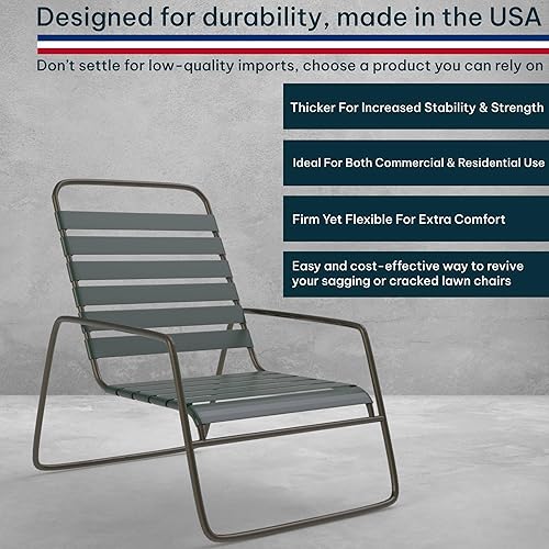 Miniatura 4 de Correa de vinilo de 2 pulgadas de ancho y 20 pies de largo, correas de repuesto para sillas de patio, correas de vinilo para reparación de muebles