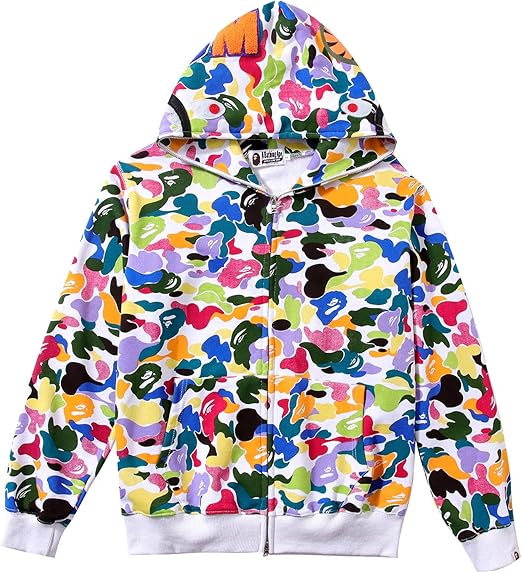 multicolor bape jacket