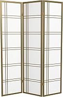 Vista 11 de Red Lantern Pantalla Shoji de doble cruz de 6 pies de alto, color gris, 6 paneles