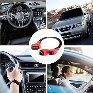 12+8 Programming Cable Connectors - Universal OBD2 Adapter for Launch Foxwell | Security Gateway Bypass Wirezie Renegade Compass Cherokee Dodge Ram Car Diagnostic Scan Tool Access