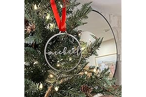 Customizable Christmas Ornaments: Express Your Festive Spirit with Personalized Metal Ornaments from...
