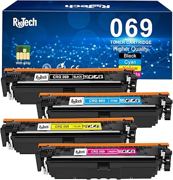069 Toner Cartridge, Replacement for Canon 069 069H CRG-069 for Canon Color imageCLASS MF751Cdw MF753Cdw LBP674Cdw LBP673Cdw LBP674Cx MF752Cdw MF756Cx MF753Cdw II MF751Cdw II Printer,4 Pack