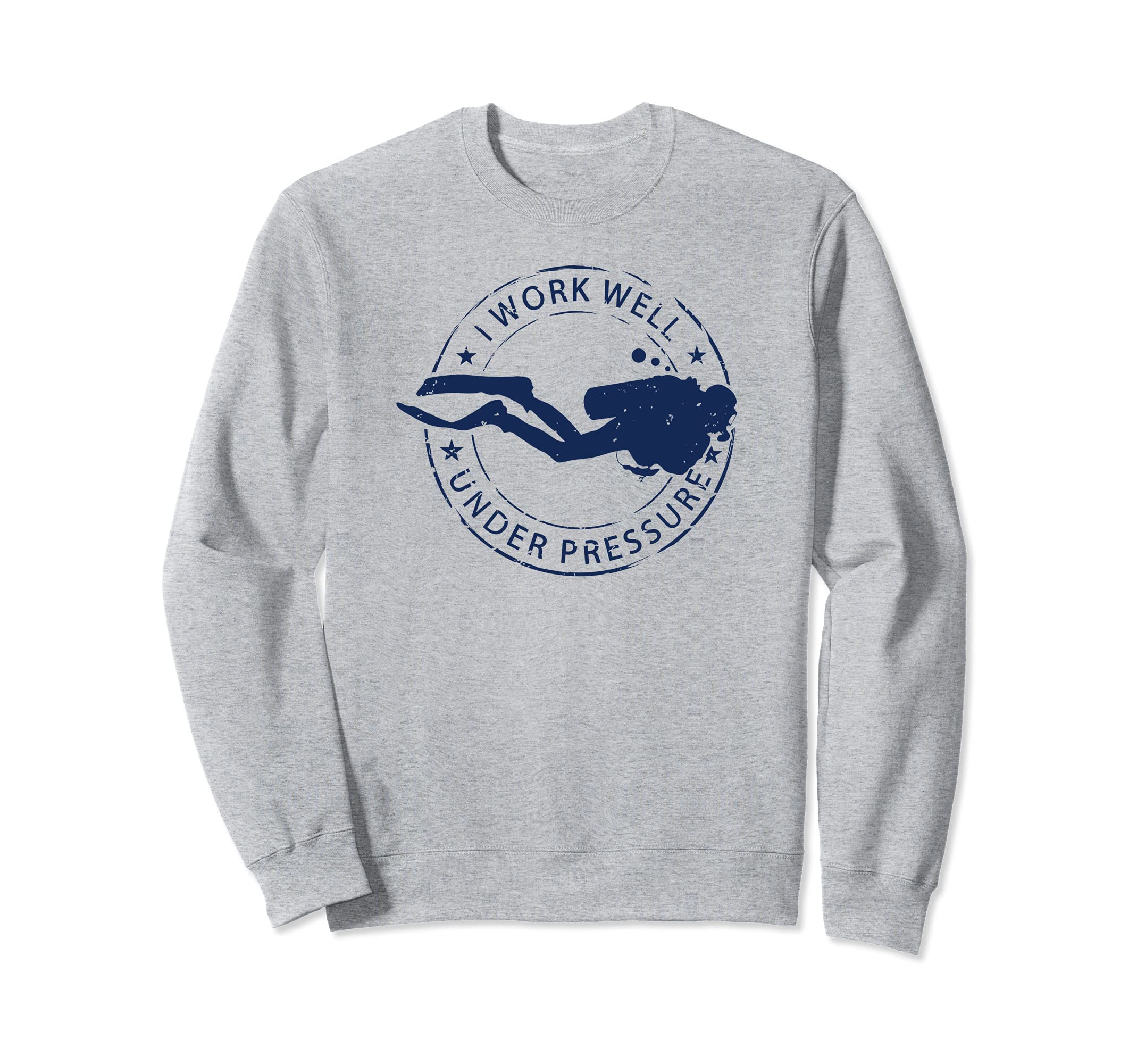 Scuba Diving Gear Scuba Diving Equipment Dive Sweatshirt, Grey