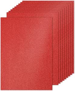 PATIKIL 40 Fogli Cartoncino Glitter Oro, A4 250gsm