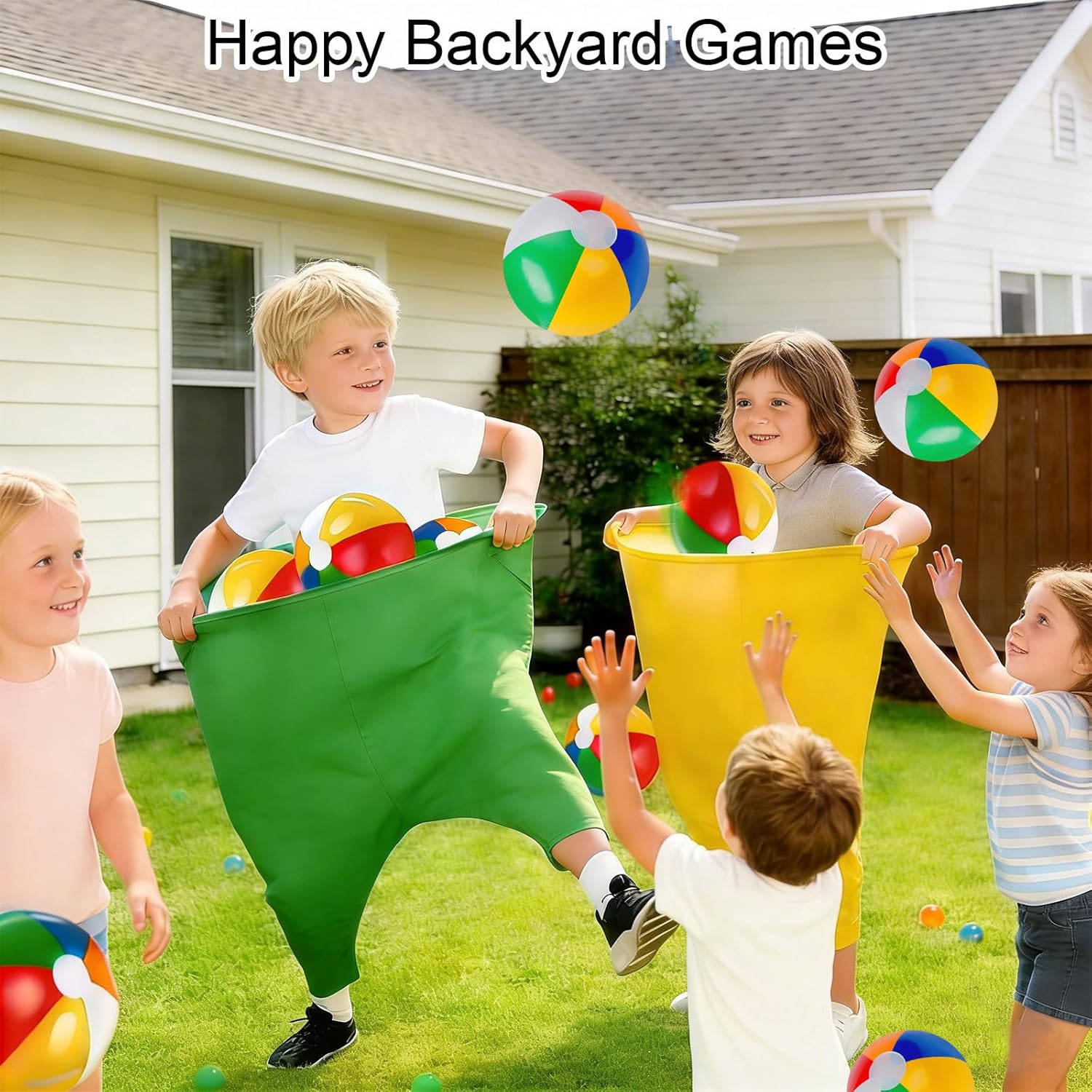 17 PCS Granny Pants Yard Game Easter Games Set, 2 Oversized Granny Funny Pants with 10 Balls, 2 Air Pumps, Outdoor Tossing Games for Kids Backyard Lawn Easter Carnival Party Reunion Gathering 4+ Ages