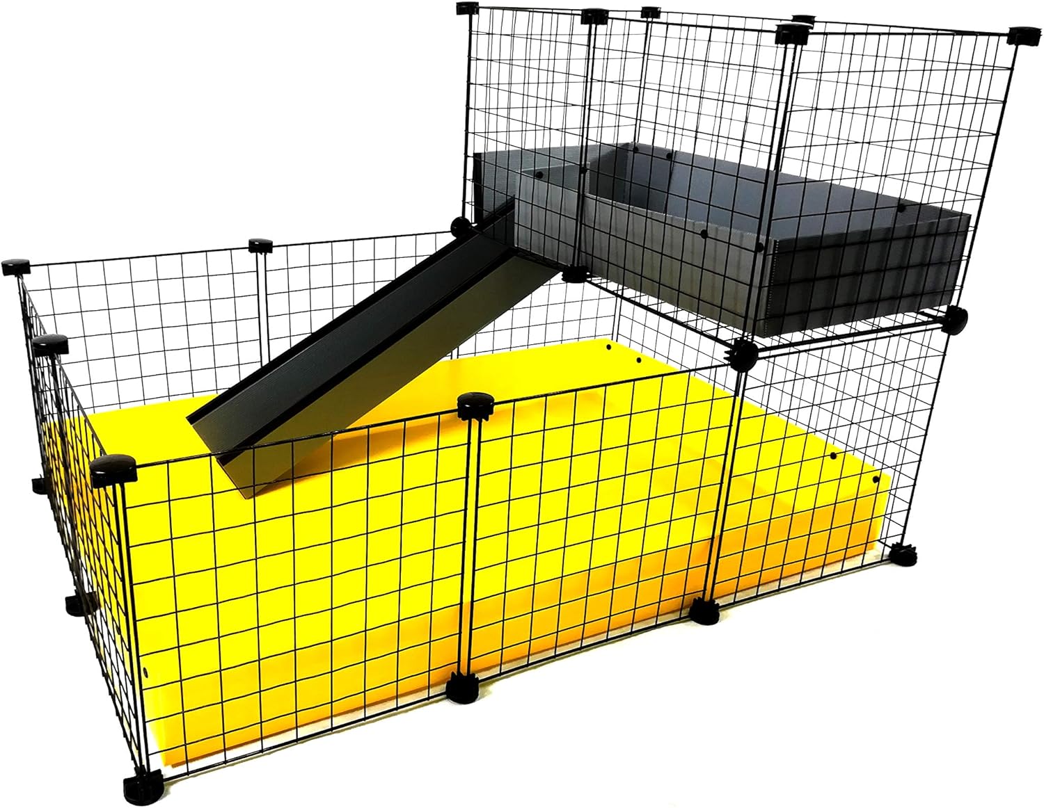 C&C Modular Cages ORIGINAL C&C cage 3x2 + loft 2x1 + ramp + 2 x correx bases