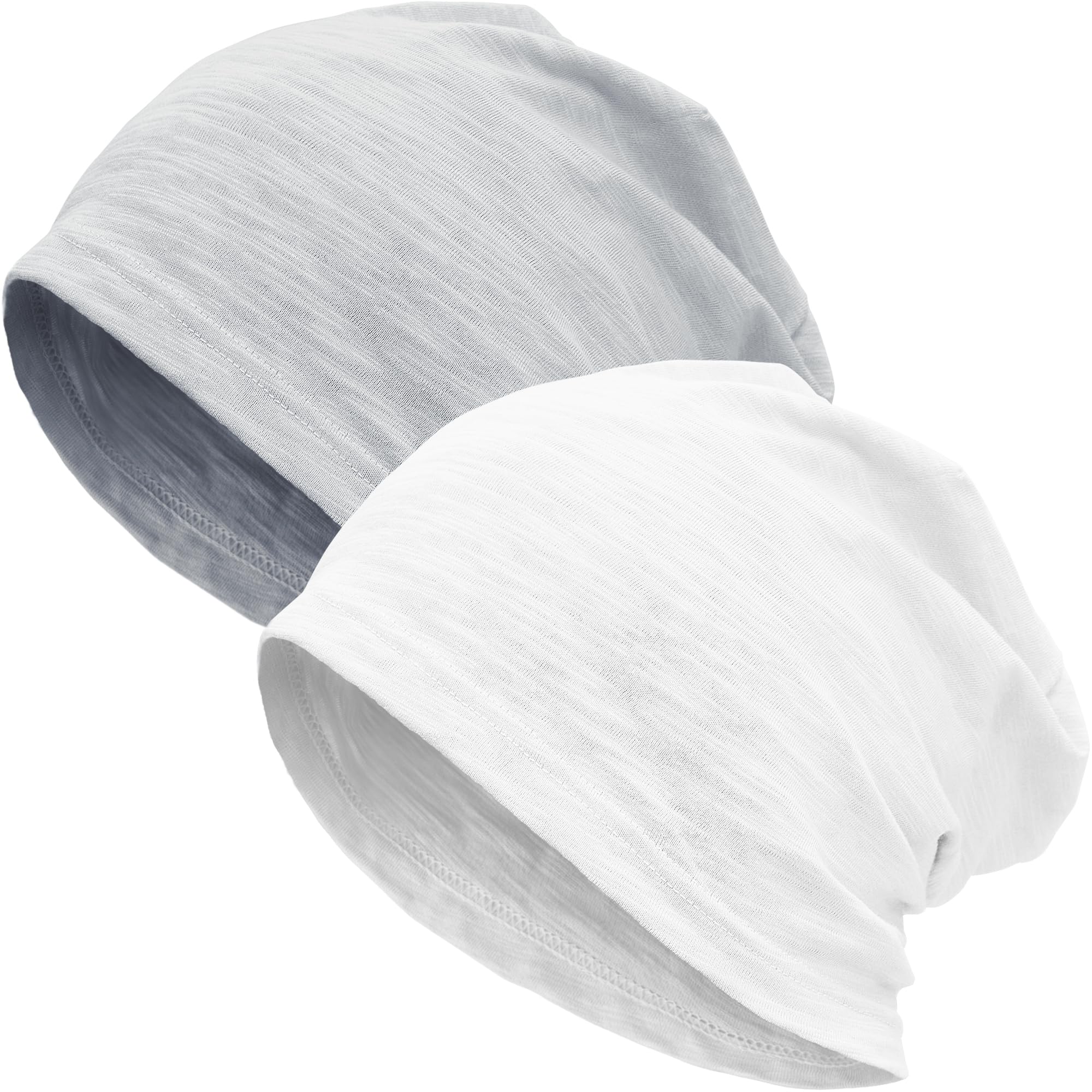 100% Cotton Lightweight Summer Hats for Women Men, Ultra Thin Slouchy Beanie Hat Oversizes Beanies Chemo Cap — view 15