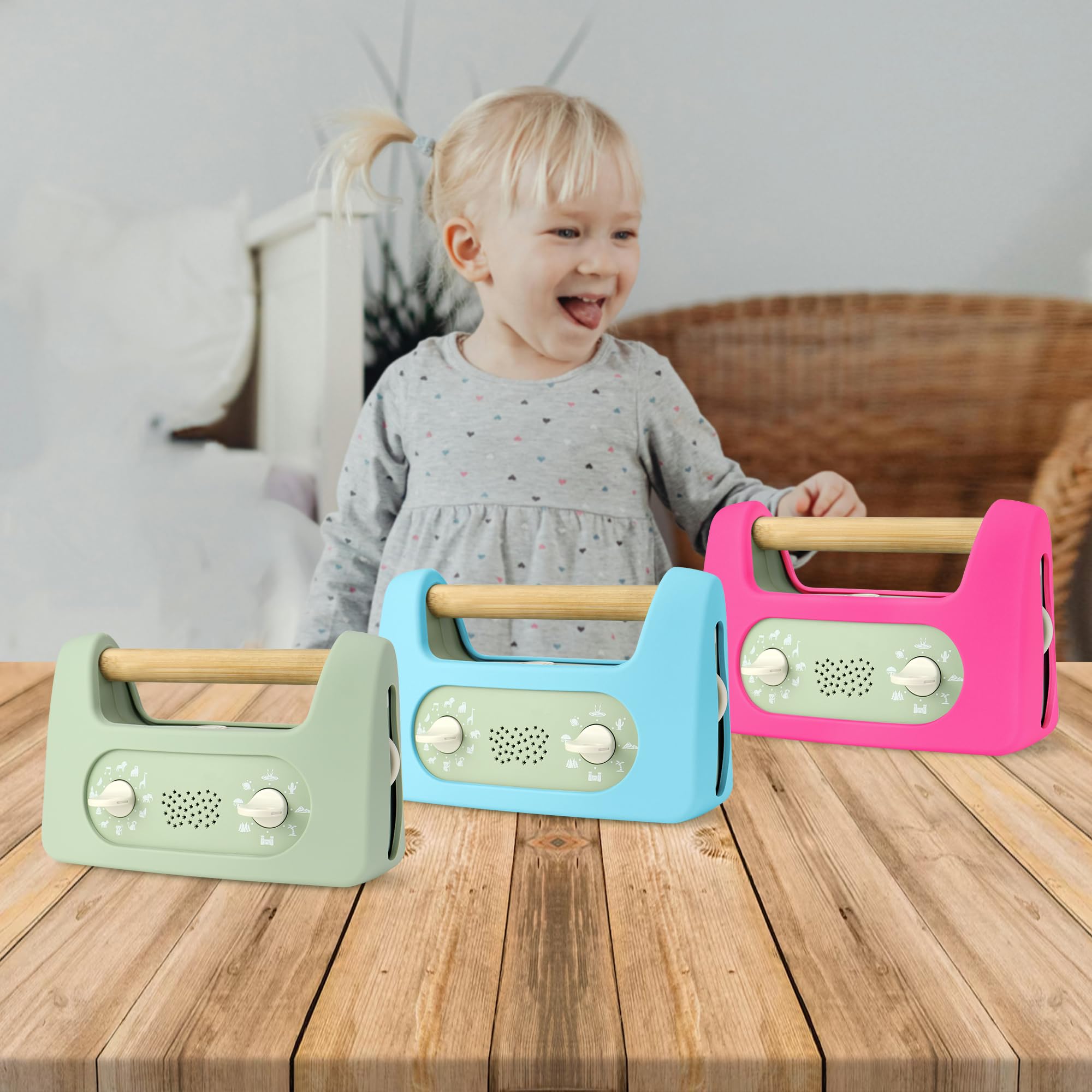 Coque pour Morphée Petit Boîte à Histoires, Vert Menthe | Housse de Protection en Silicone