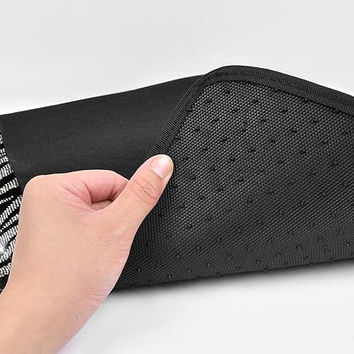 Miniatura 54 de CAR PASS - Tapetes para automóvil con diamantes de imitación y almohadilla para el talón, antideslizantes, de cloruro de polivinilo, impermeables