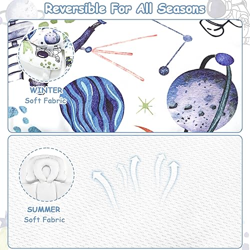 Miniatura 4 de Inserto de asiento de automóvil infantil con cojín extraíble para bebé, inserto reversible para asiento de automóvil recién nacido para soporte de