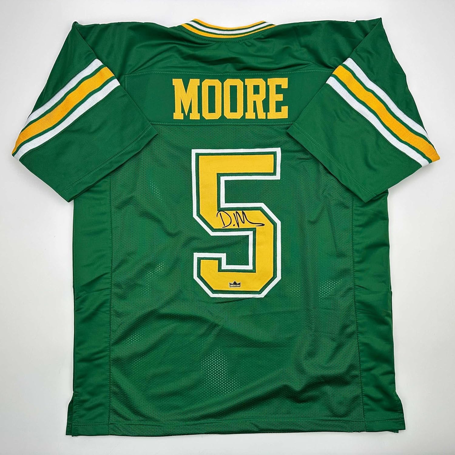 Facsimile Autographed Dante Moore Oregon Green Reprint Laser Auto College Football Jersey Size Men's XL