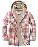 Women's Full Zip Fleece Flannel Jacket Plaid Sherpa Lined Jacket for Women
