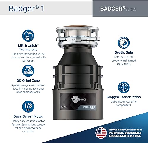 Miniatura 2 de InSinkErator tejón, Badger 1, 120.00 volts