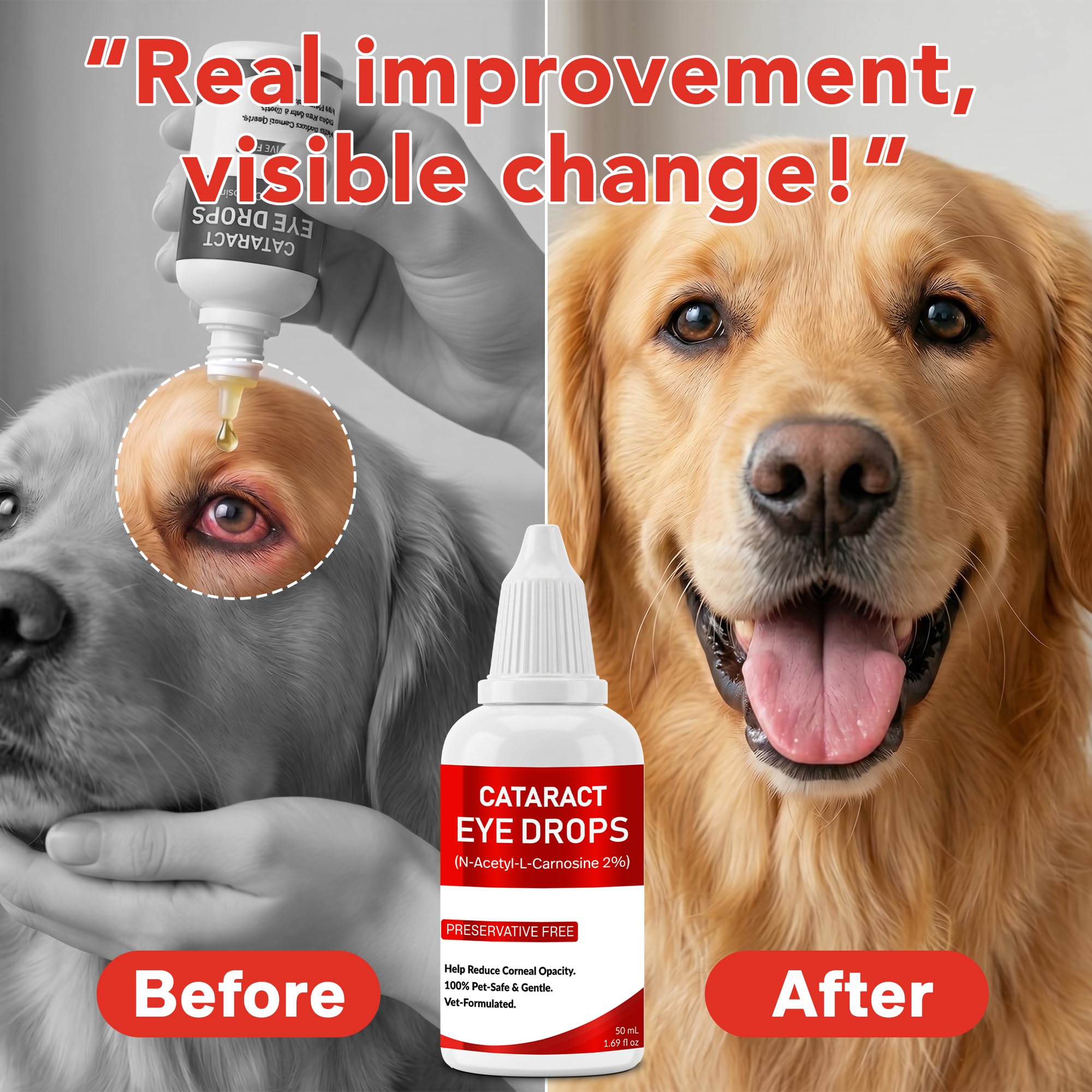 Eye Care Drops for Dogs & Cats – Supports Healthy Vision & Comfort, Preservative-Free, Natural Formula, 1.69 fl oz — Amazon image 5