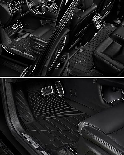 Miniatura 9 de 3W Alfombrillas para Volkswagen ID.4 2021-2023, accesorios ID4 para todo tipo de clima, ajuste personalizado, revestimiento de piso de 1, 2 fila,