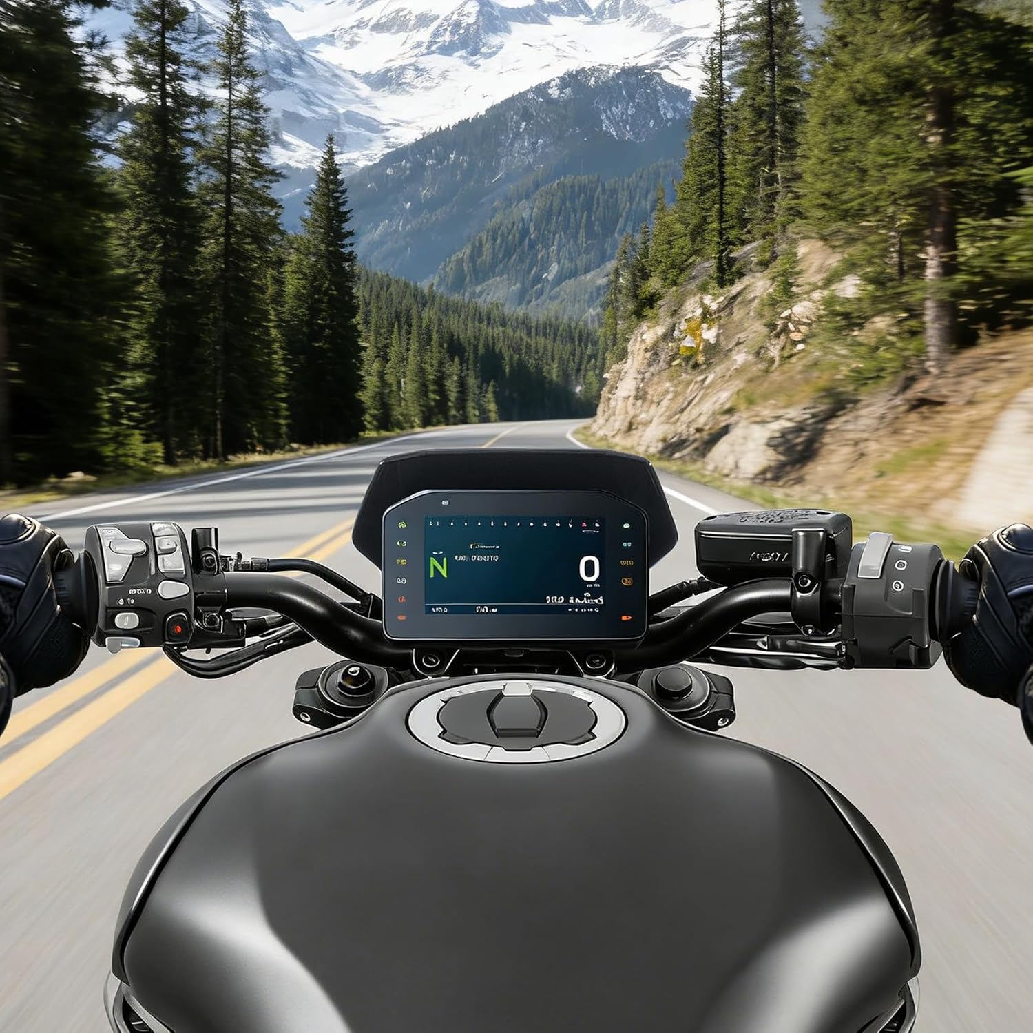 Motorcycle Windshield Windscreen +20mm Higher Fit for Z900 Z 900 2025 Wind Deflector Visor, Black Smoke