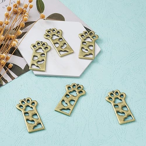 Vista 172 de Dijes de bisel de espalda abierta de estilo surtido, colgantes de marco hueco de metal, dijes de flores prensadas para hacer joyas de resina UV DIY