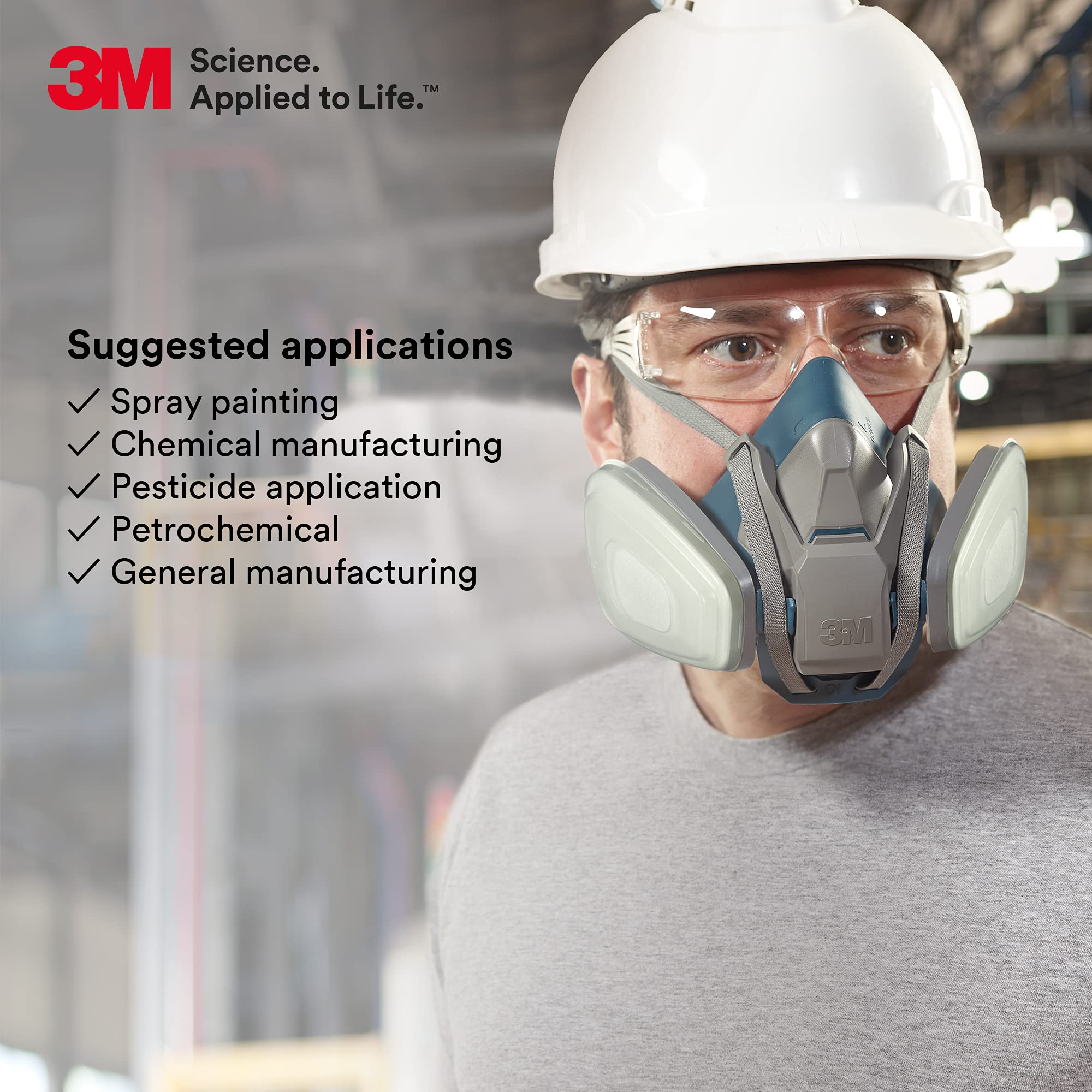 3M N95 Respirator Filter, 5N11, Disposable, Helps Protect Against Non
