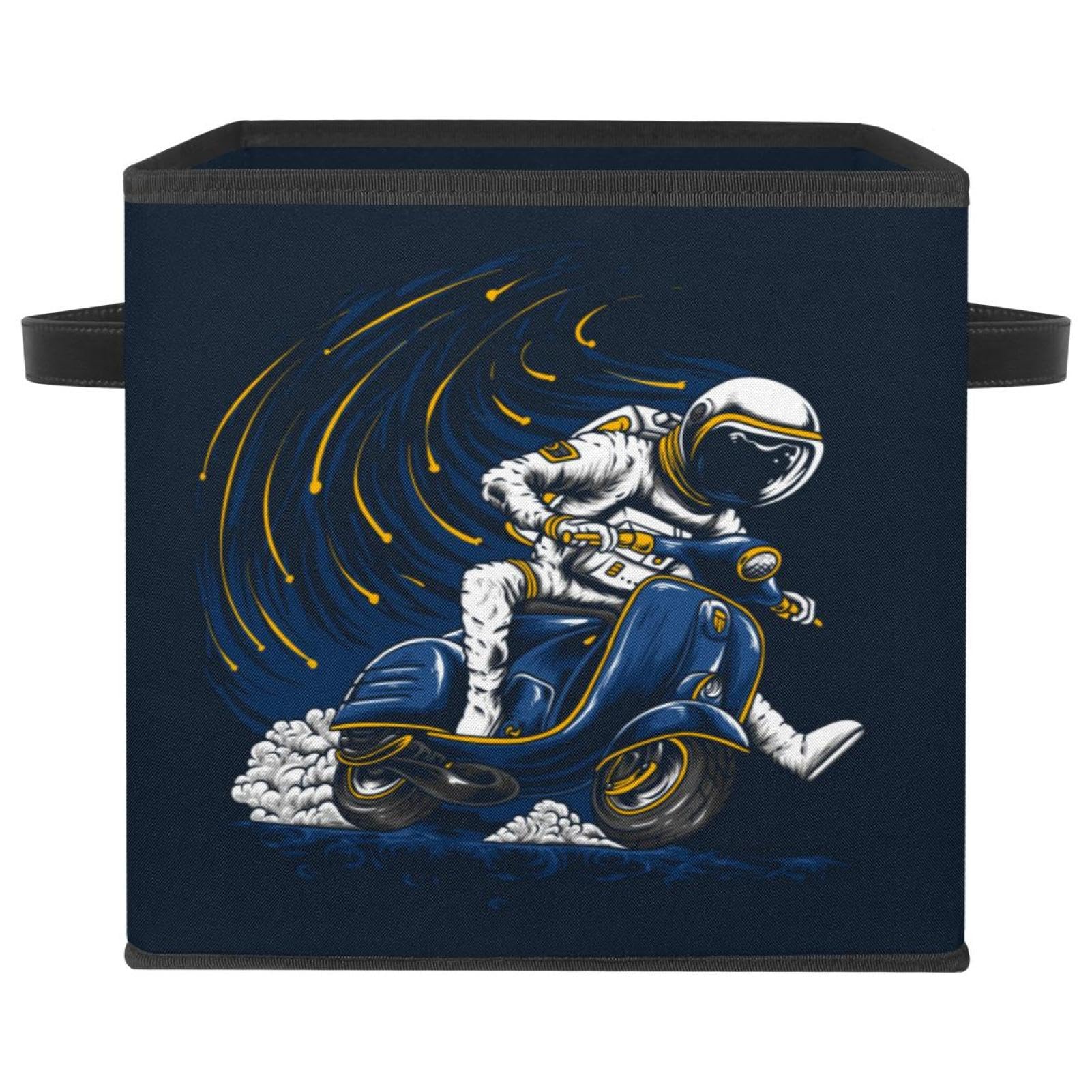 Panier à jouets Astronaute en tissu pour optimiser le placard de la maison