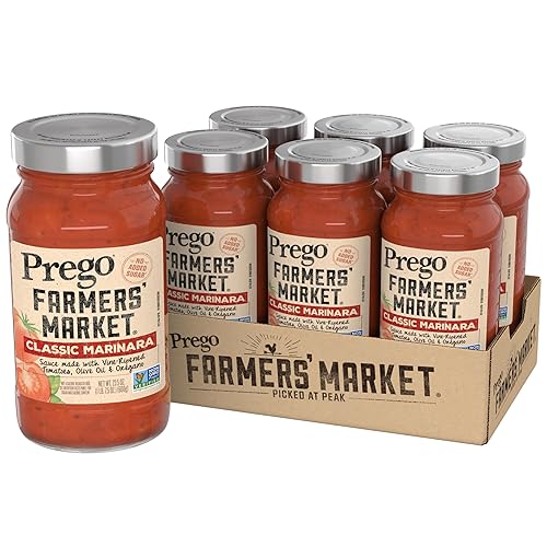 Prego Farmers' Market Classic Marinara, 23.5 oz (paquete de 6)
