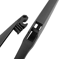 Vista 5 de BOXI Juego de limpiaparabrisas trasero compatible con Jeep Grand Cherokee 2011 2012 2013 2014 2015 2016 2017 68079868AA 68079869AA