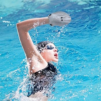 Oruola 2 Pcs Hand Paddles For Swimming Training,Swim Hand Paddles