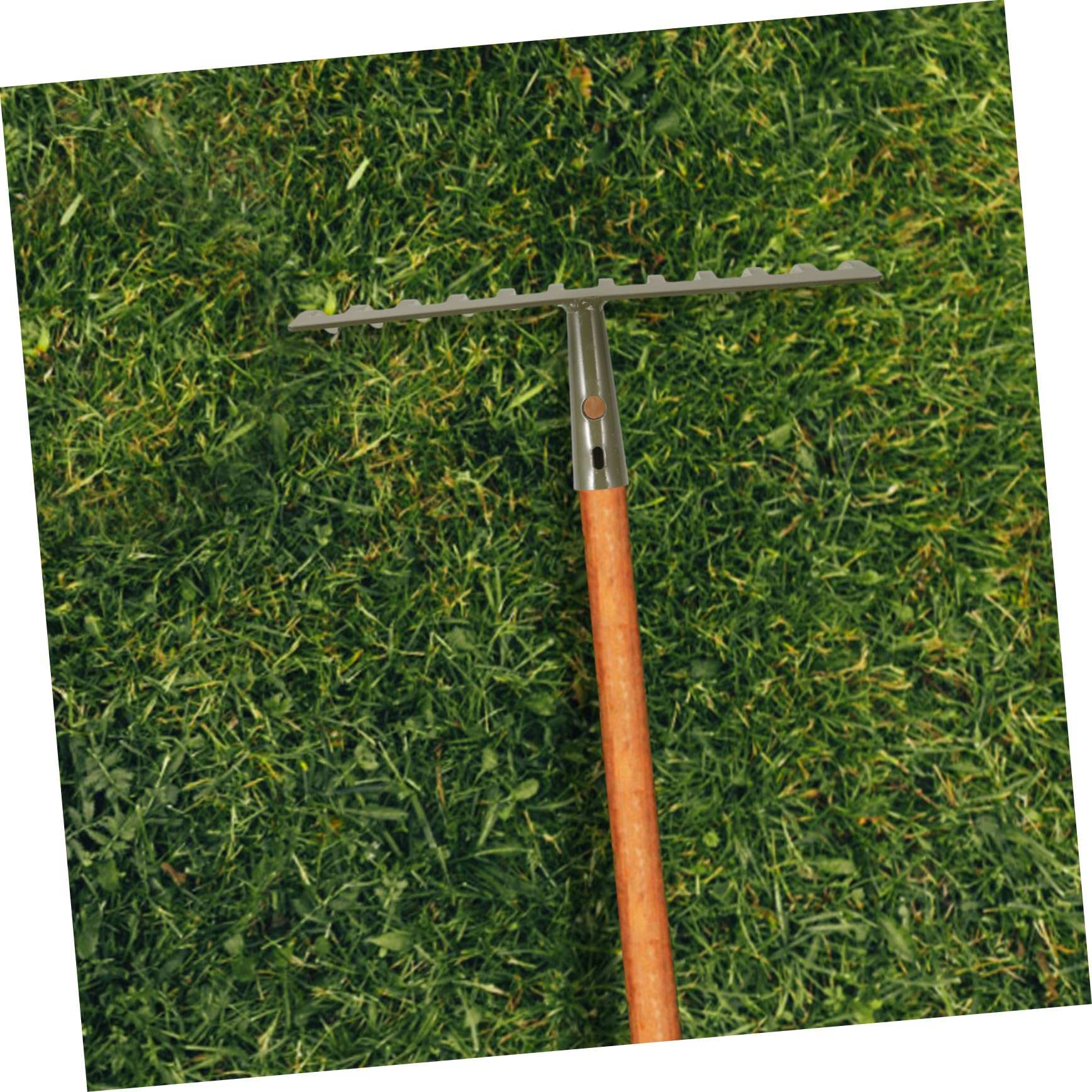 NUOBESTY Rastrillo De Jardín De 3 Piezas Rastrillo De Hojas Pequeñas Herramientas De Acero Inoxidable para Deshierbar Hojas Jardinería Aflojar Césped Al Aire Nivelar Cultivar