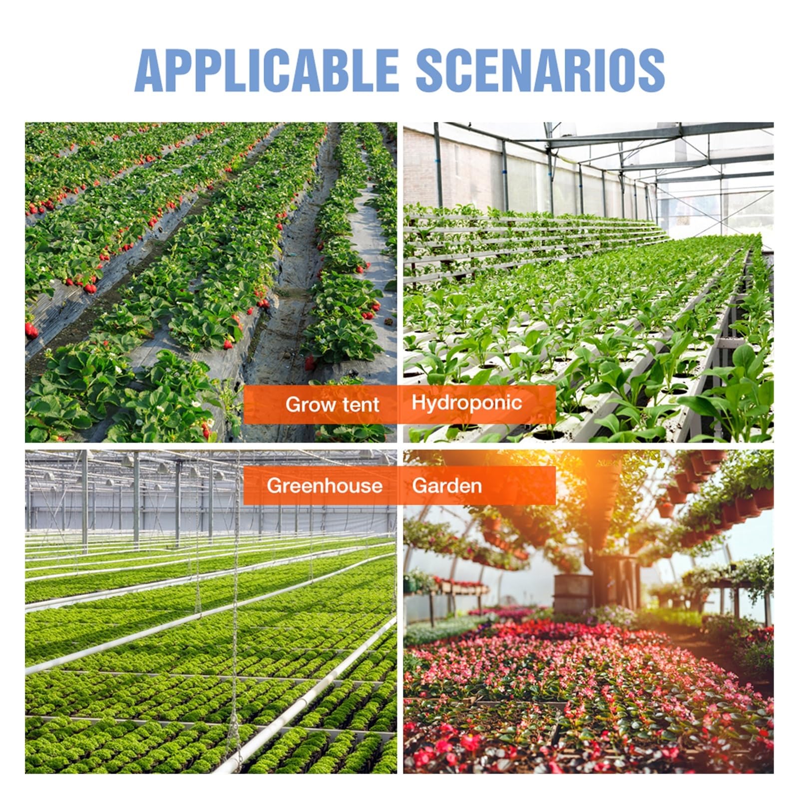 Luz LED de cultivo 2835, lámpara Phyto espectro completo, bombilla luz 2000W 3000W for plantas interior, invernadero, plántulas, luces plantación Iluminador hortícola(3000W-169leds)