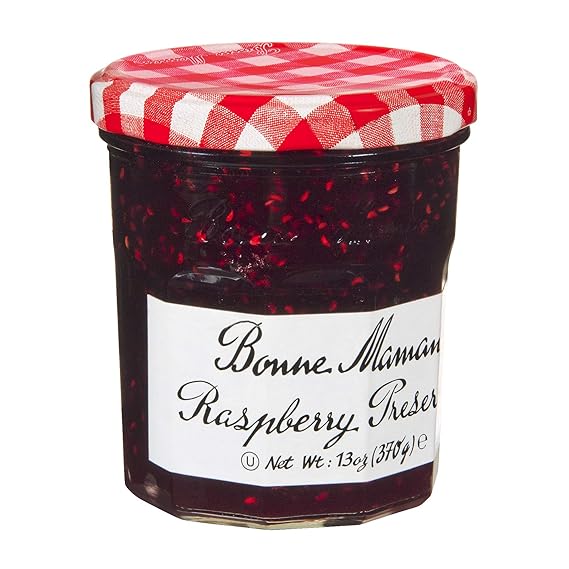 Bonne Maman France Raspberry Preserves 13 oz. Jar pack of