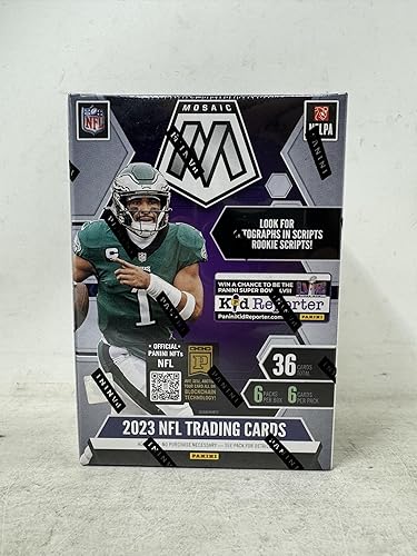 panini Caja de valor de pasatiempos de fútbol mosaico 2023