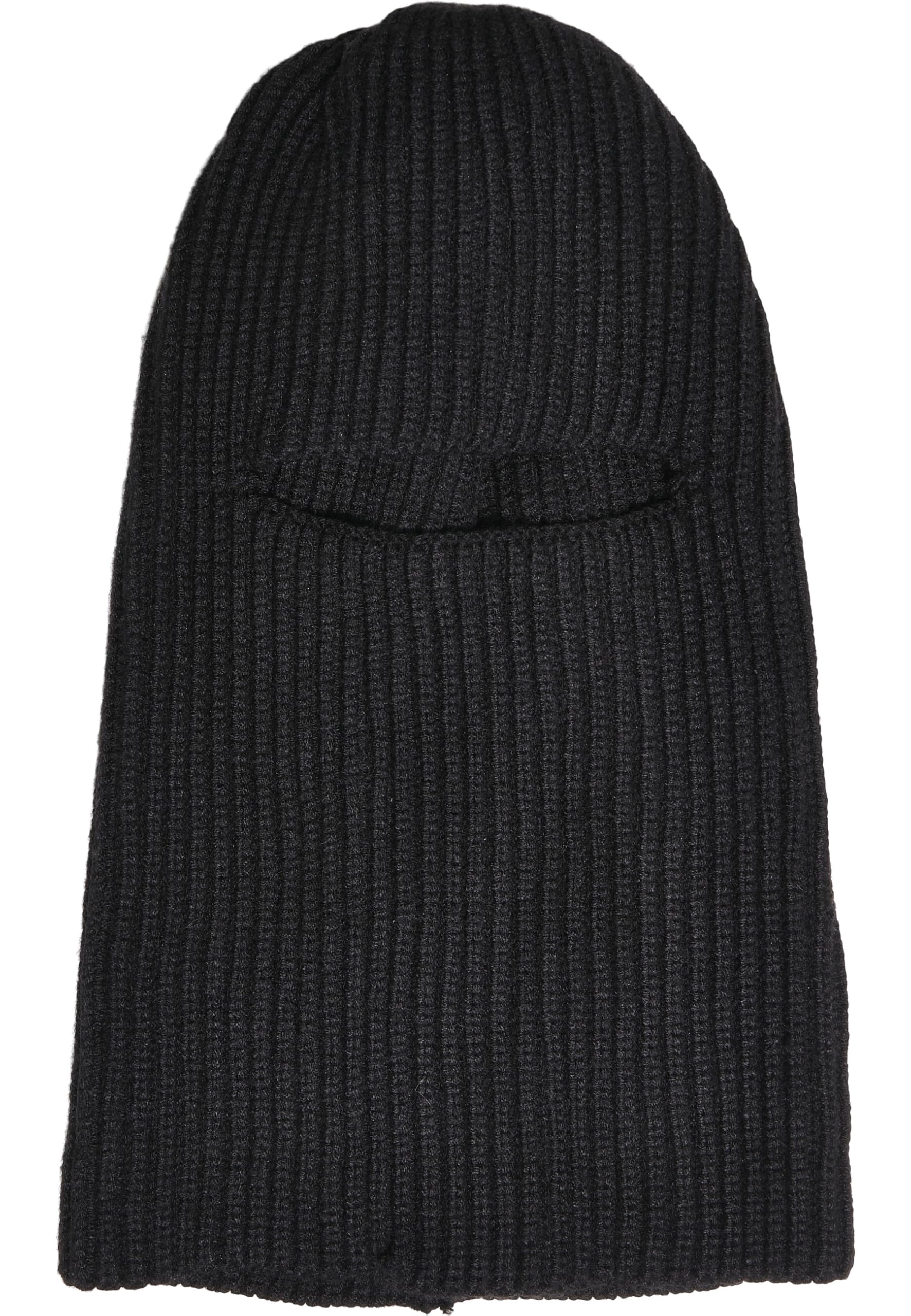 Urban Classics Unisex Knitted Balaclava Winter Accessory Set, Black, One Size