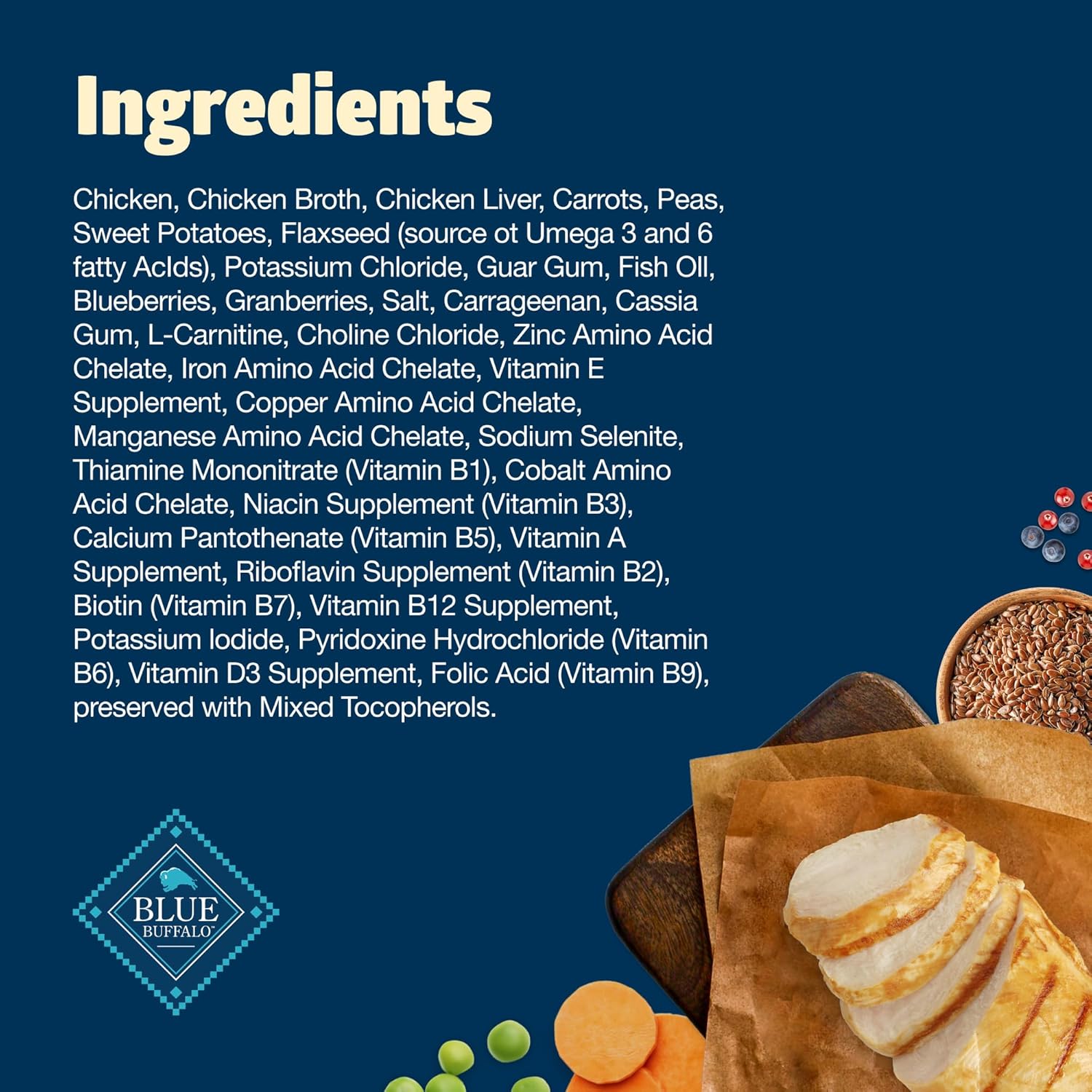 Blue Buffalo Freedom Grain-Free Small Breed Wet Dog Food, Supports High Energy Needs, Made in the USA With Natural Ingredients, Chicken, 5.5-oz Cans ( 24 Count) - Image 6