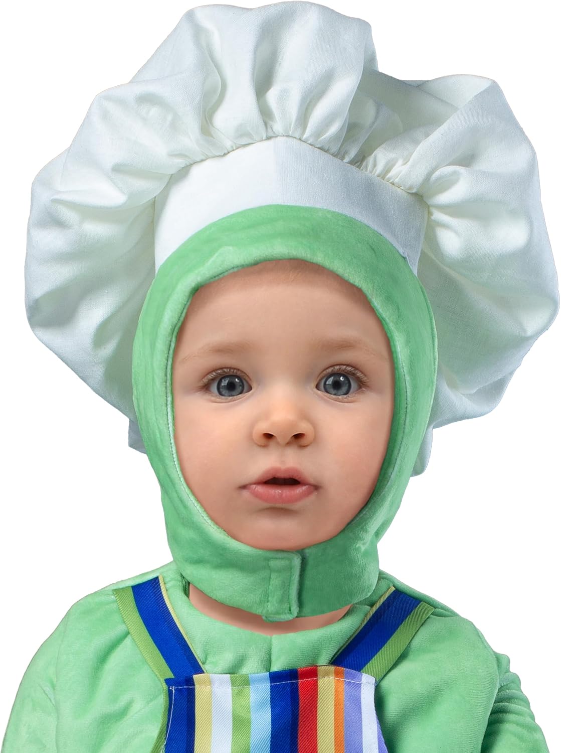 Rubies Childrens Tiny Chef Infant/Toddler Costume Top With Attached Apron, Headpiece and Pant