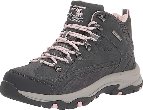 Skechers Trego Alpine Trail - Botas de senderismo de ajuste relajado para mujer