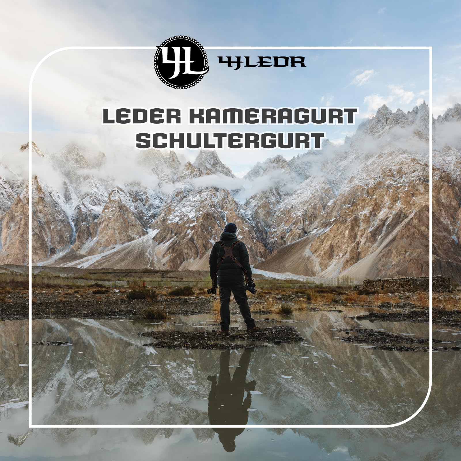 Kameragurt D1,Leder Kameragurt 2 Kameras für Fotografen | Leder Doppelschulter Kameragurt für Fotografen,für Männer und Frauen,Multi-Kamera-Ausrüstung für DSLR/SLR,Schnellverschluss