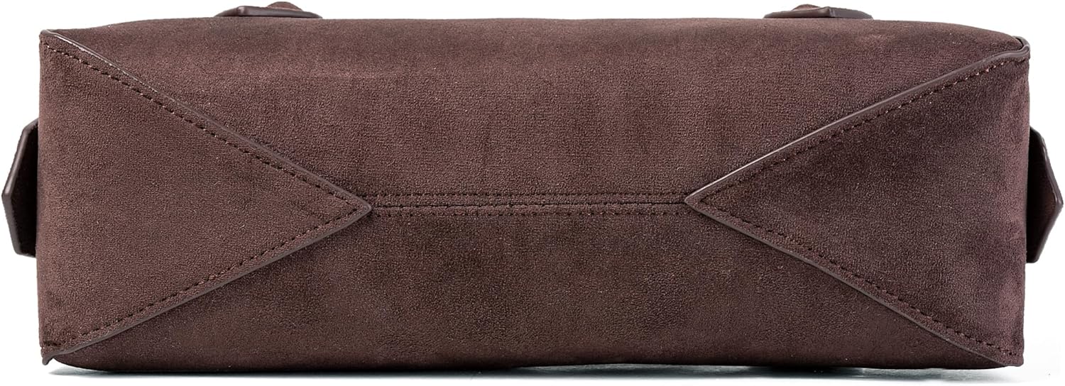 Suede Hobo Bags for Women Shoulder Bag Handbags Chic Purses Satchel for Travel Work - Image 7