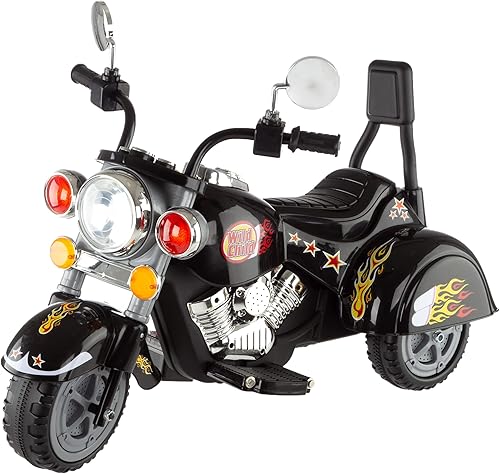 Motocicleta Chopper de 3 ruedas para niños, triciclo, funciona a pilas, juguete de paseo de Lil 'Rider, juguete de paseo para niños y niñas,