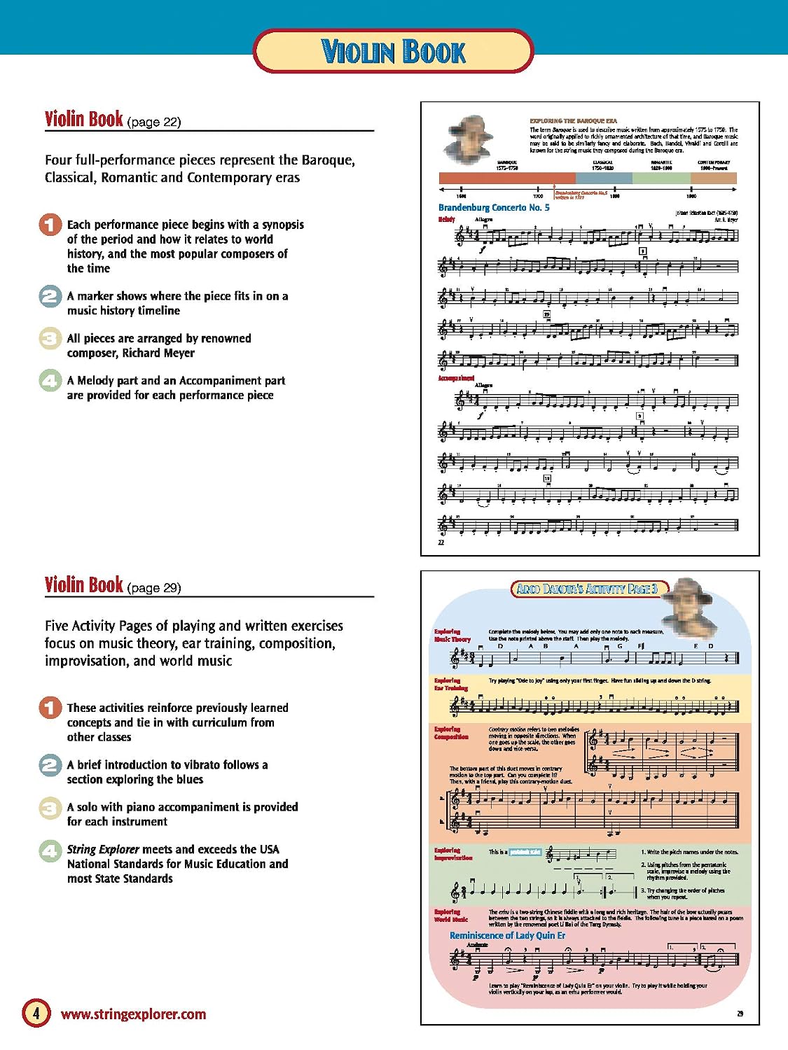 String Explorer, Bk 1: Violin, Book & Online Audio/Software