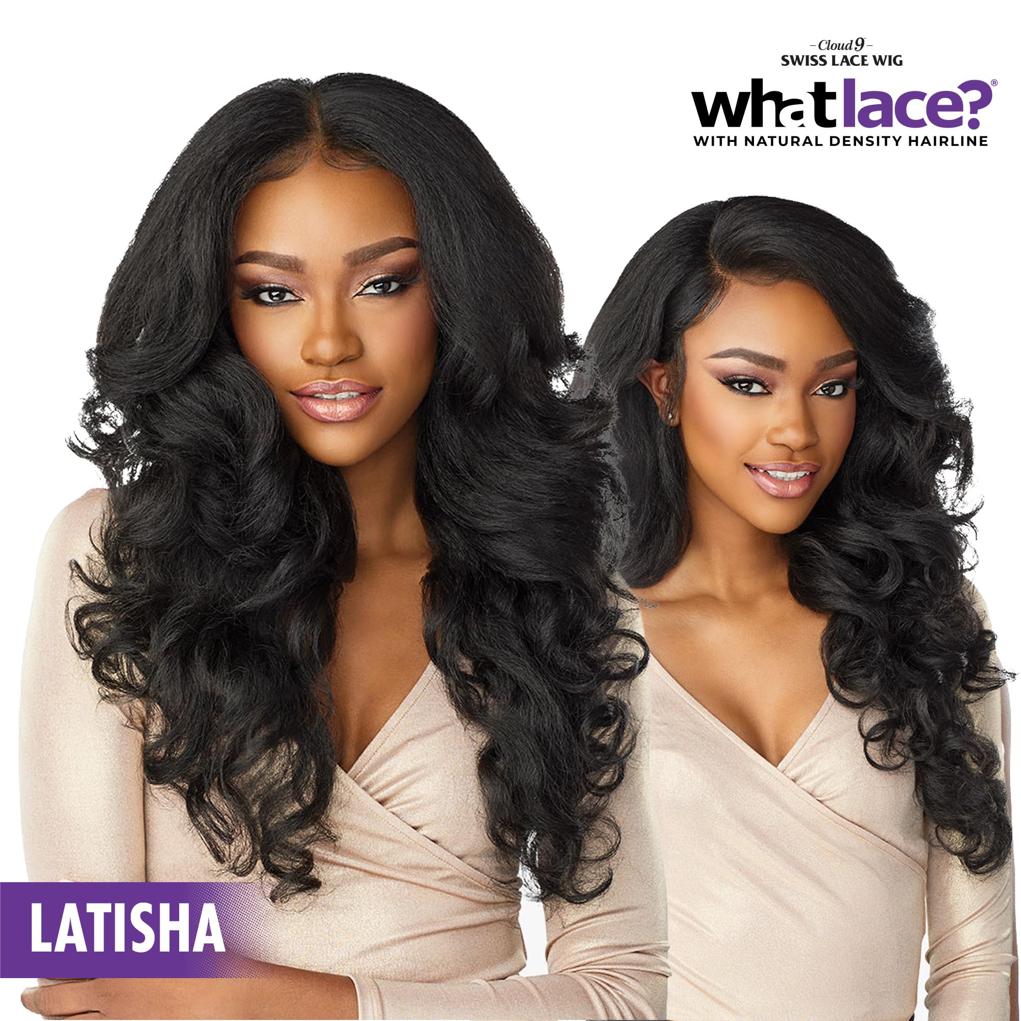 Sensationnel What Lace 13x6 Wig-Latisha BALAYAGECARAMEL | Lace Front Hand-Tied Synthetic Natural Density Pre-Plucked Hairline Glueless product thumbnail 6