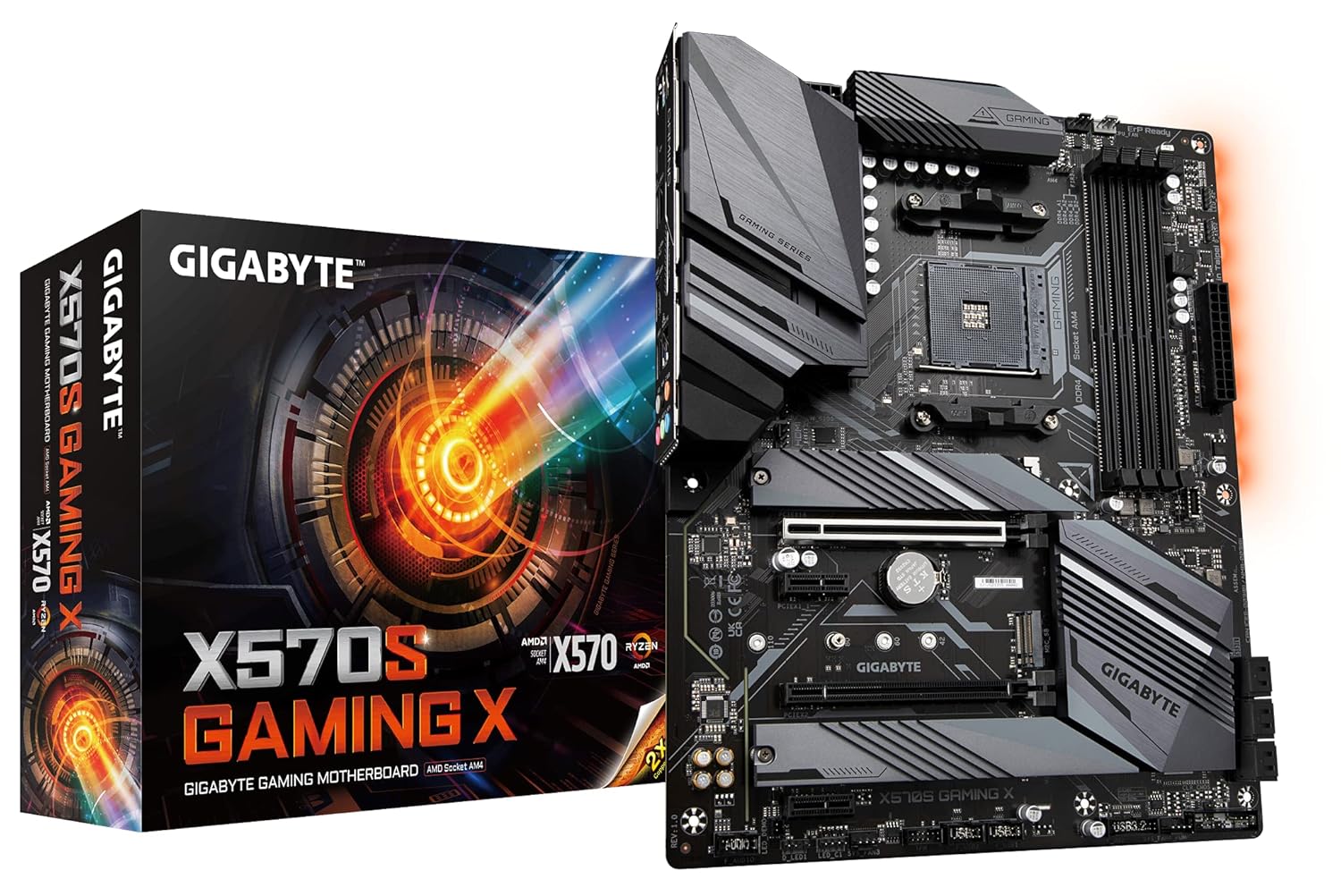 Gigabyte X570S Gaming X Motherboard with Twin 12+2 Phases Digital VRM