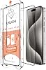 Extra Strong Screen Protective Glass with Alignment Apparatus Compatible with URUCHI Samsung S24 Plus and Against Strokes That Leave Absolutely No Dust Under the Glass While Installing