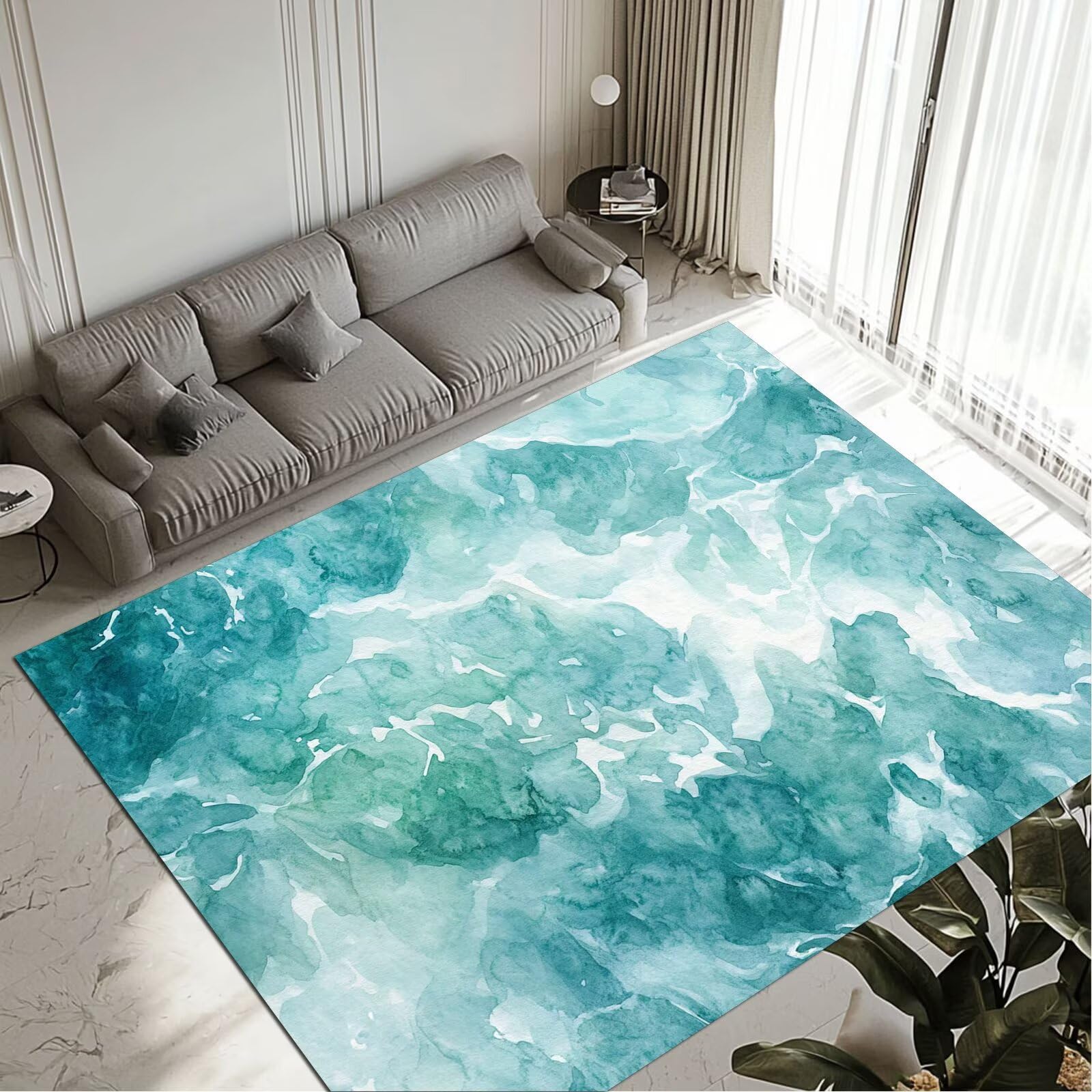 Tapis Sea petit tapis salon et chambre adulte 50x80cm