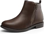 Women's Ankle Boots Short Flat Low Heel Dress Chelsea Casual Classic Booties